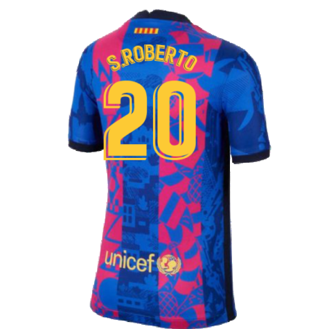 2021-2022 Barcelona Infants 3rd Kit (S.ROBERTO 20)