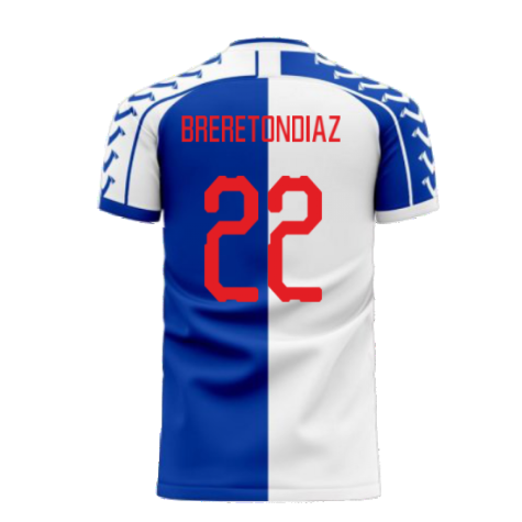 Blackburn 2024-2025 Home Concept Football Kit (Viper) (Brereton Diaz 22)