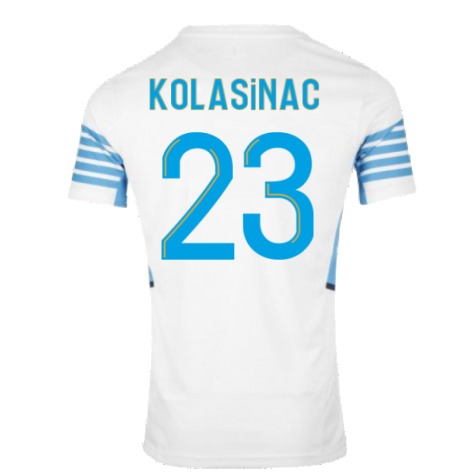 2021-2022 Marseille Home Shirt (KOLASINAC 23)