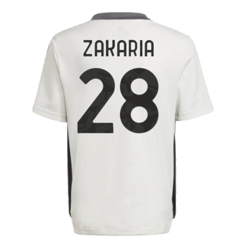 2021-2022 Juventus Training Shirt (White) - Kids (ZAKARIA 28)