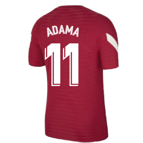 2021-2022 Barcelona Elite Training Shirt (Red) (ADAMA 11)