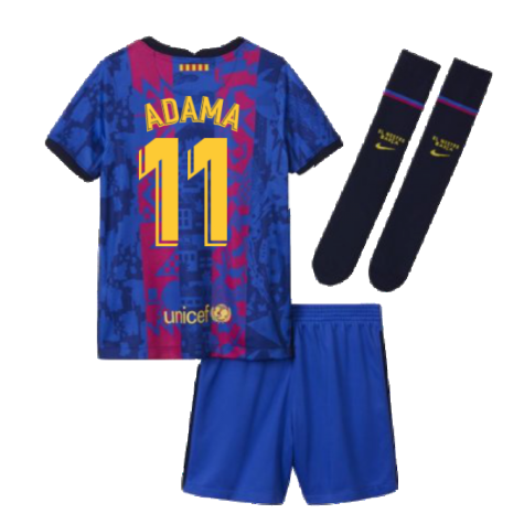 2021-2022 Barcelona Third Mini Kit (ADAMA 11)