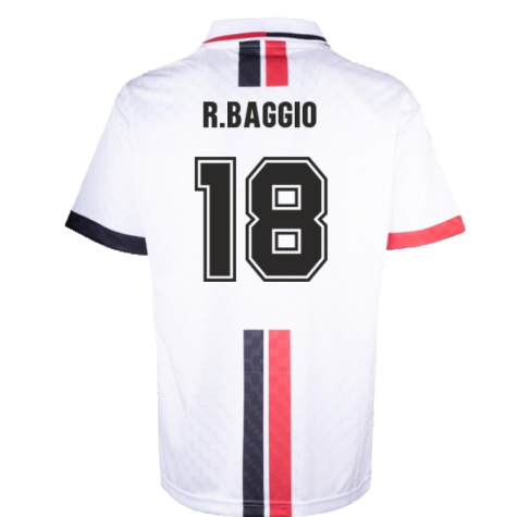 AC Milan 1996 Away Retro Shirt (R.Baggio 18)