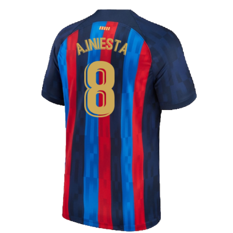 2022-2023 Barcelona Home Shirt (Kids) (A.INIESTA 8)