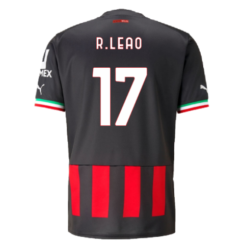 2022-2023 AC Milan Home Shirt (R.LEAO 17)