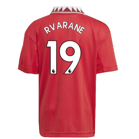 2022-2023 Man Utd Home Mini Kit (R VARANE 19)