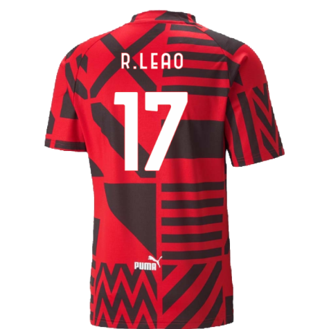 2022-2023 AC Milan Pre-Match Jersey (Red) (R.LEAO 17)