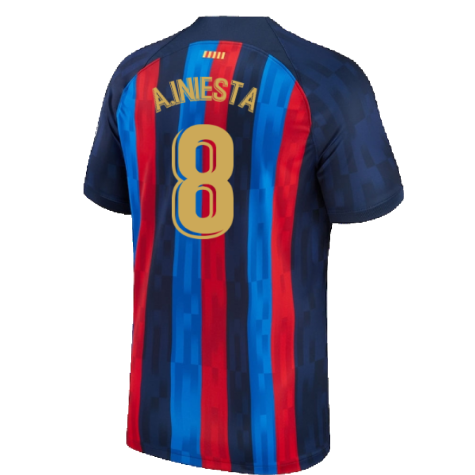 2022-2023 Barcelona Home Shirt (A.INIESTA 8)