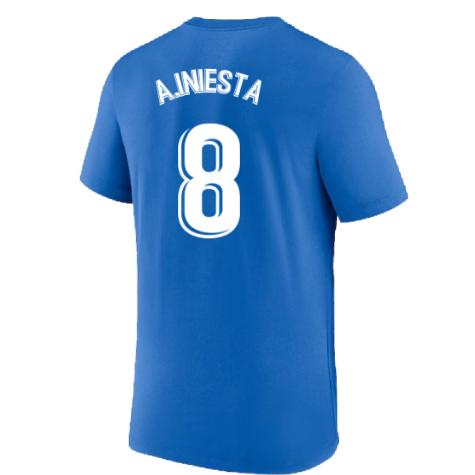 2022-2023 Barcelona Swoosh Club Tee (Blue) (A.INIESTA 8)