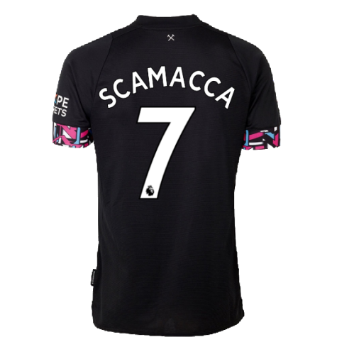 2022-2023 West Ham Away Shirt (Kids) (SCAMACCA 7)