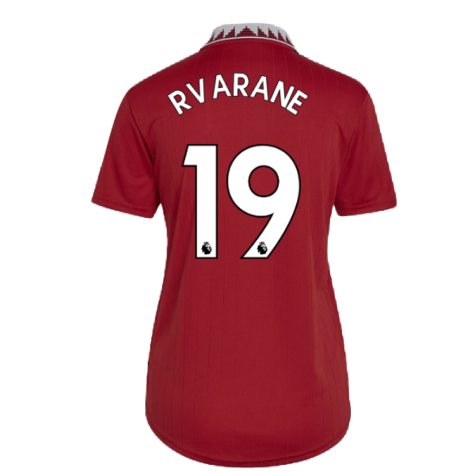 2022-2023 Man Utd Home Shirt (Ladies) (R VARANE 19)