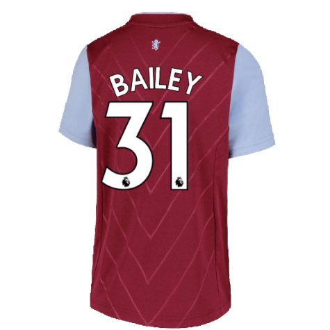 2022-2023 Aston Villa Home Shirt (Kids) (BAILEY 31)