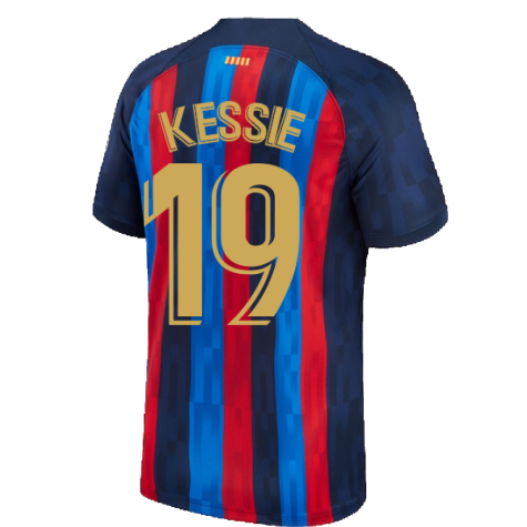 2022-2023 Barcelona Home Shirt (KESSIE 19)