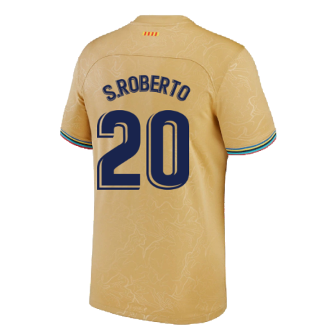 2022-2023 Barcelona Away Shirt (Kids) (S.ROBERTO 20)