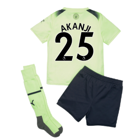 2022-2023 Man City Third Mini Kit (AKANJI 25)