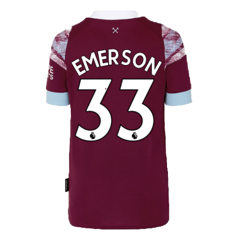 2022-2023 West Ham Home Shirt (Kids) (EMERSON 33)