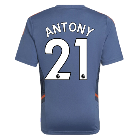 2022-2023 Man Utd Training Shirt (Blue) - Kids (ANTONY 21)