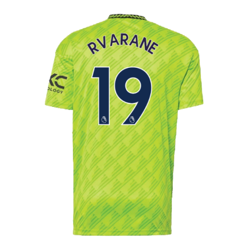 2022-2023 Man Utd Third Shirt (R VARANE 19)