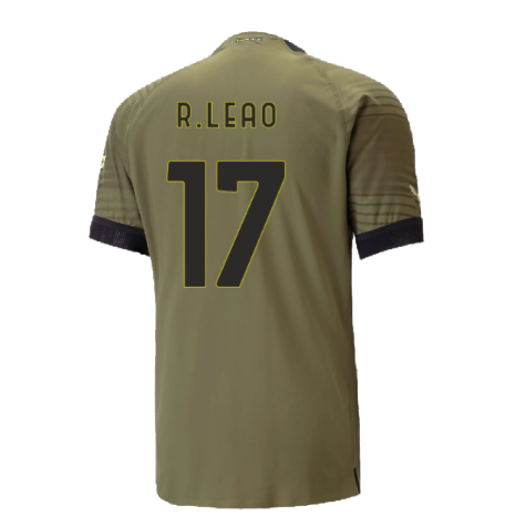 2022-2023 AC Milan Gameday Jersey (Black) (A.REBIC 12)