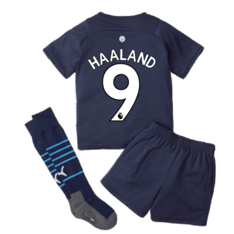 2021-2022 Man City 3rd Mini Kit (HAALAND 9)