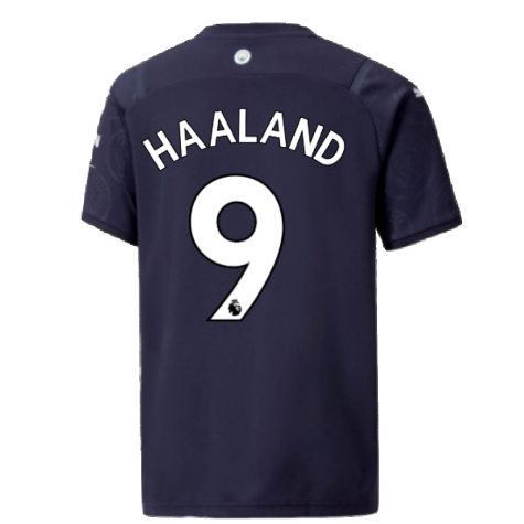 2021-2022 Man City 3rd Shirt (Kids) (HAALAND 9)