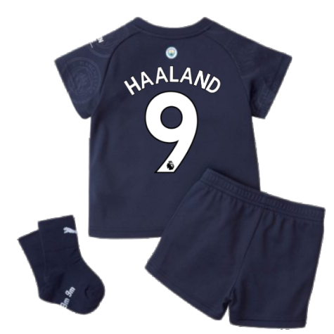 2021-2022 Man City 3rd Baby Kit (HAALAND 9)