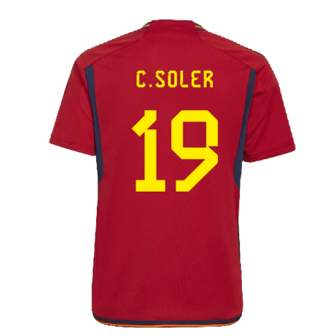 2022-2023 Spain Home Shirt (Kids) (C.Soler 19)