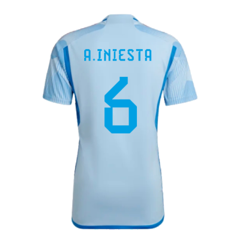 2022-2023 Spain Away Shirt (A.Iniesta 6)