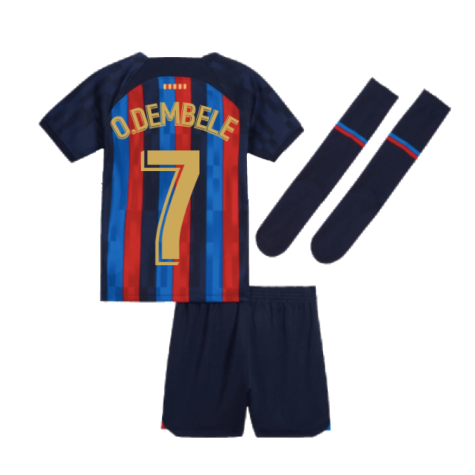 2022-2023 Barcelona Vapor Away Shirt (O.DEMBELE 7)