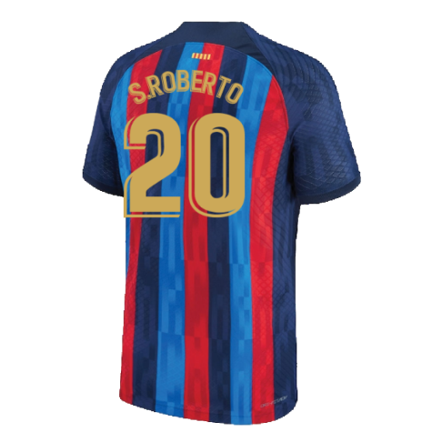 2022-2023 Barcelona CL Training Shirt (Grey) (S.ROBERTO 20)