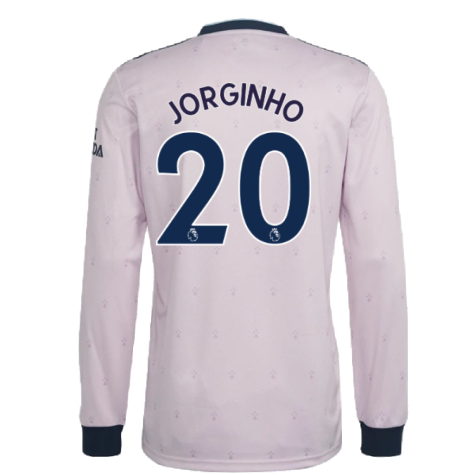 2022-2023 Arsenal Long Sleeve Third Shirt (Jorginho 20)