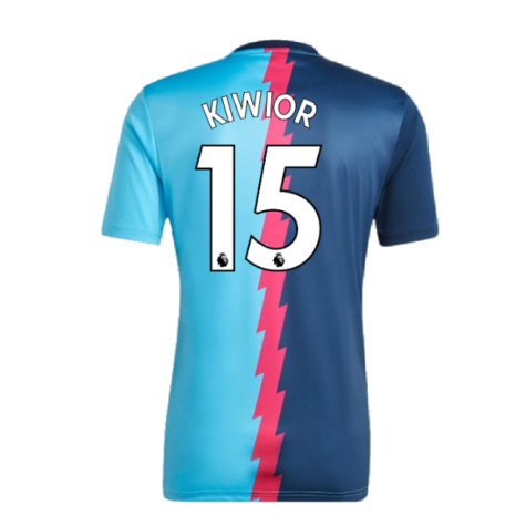 2022-2023 Arsenal Pre-Match Jersey (Blue) (Kiwior 15)