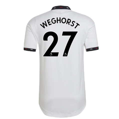 2022-2023 Man Utd Authentic Away Shirt (Weghorst 27)