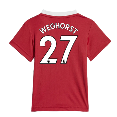 2022-2023 Man Utd Home Baby Kit (Weghorst 27)