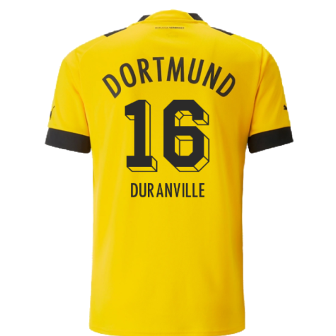 2022-2023 Borussia Dortmund Home Shirt (Duranville 16)