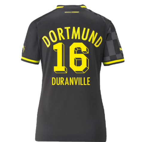 2022-2023 Borussia Dortmund Away Shirt (Ladies) (Duranville 16)