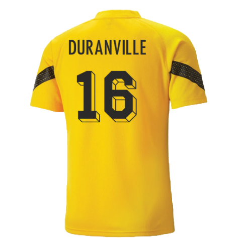 2022-2023 Borussia Dortmund Training Jersey (Yellow) (Duranville 16)