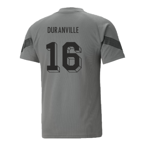 2022-2023 Borussia Dortmund Training Jersey (Smoked Pearl) (Duranville 16)