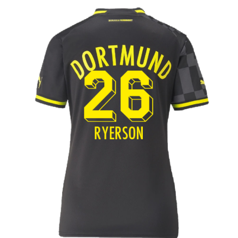 2022-2023 Borussia Dortmund Away Shirt (Ladies) (Ryerson 26)