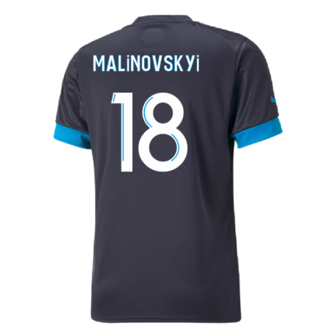 2022-2023 Marseille Away Shirt (Malinovskyi 18)