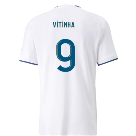 2022-2023 Marseille Authentic Home Shirt (Vitinha 9)