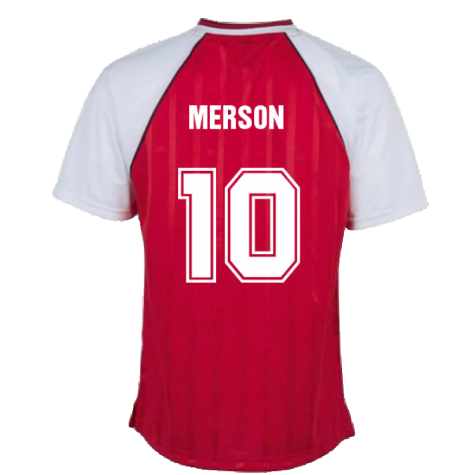 Arsenal 1988 Home Retro Football Shirt (Merson 10)