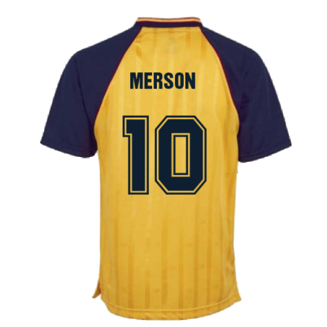 Arsenal 1988-89 Away Retro Shirt (Merson 10)