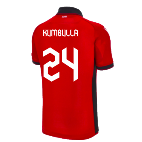 2023-2024 Albania Home Authentic Shirt (Kumbulla 24)