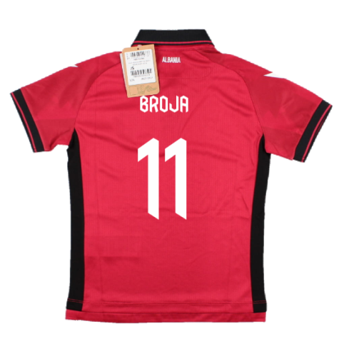 2023-2024 Albania Home Authentic Shirt (Kids) (Broja 11)