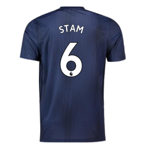 2018-2019 Man Utd Adidas Third Football Shirt (Stam 6)