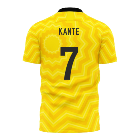 Al-Ittihad 2024-2025 Home Concept Football Kit (Libero) - Kids (Kante 7)