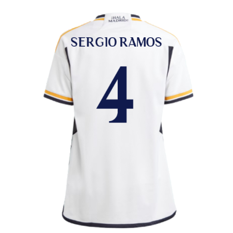 2023-2024 Real Madrid Home Shirt (Kids) (Sergio Ramos 4)