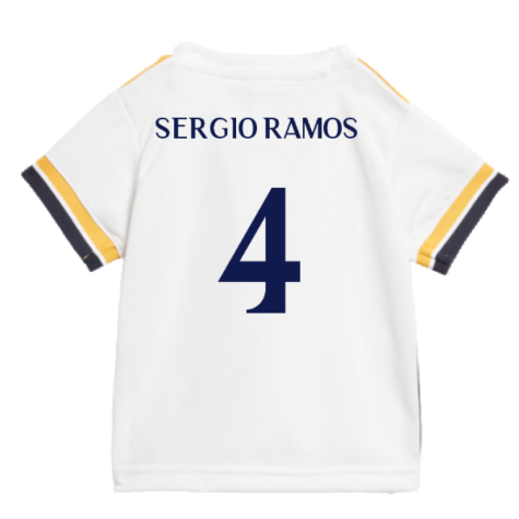 2023-2024 Real Madrid Home Baby Kit (Sergio Ramos 4)