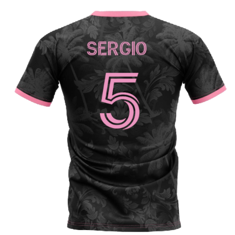 2024-2025 Miami Home Concept Football Shirt (Sergio 5)